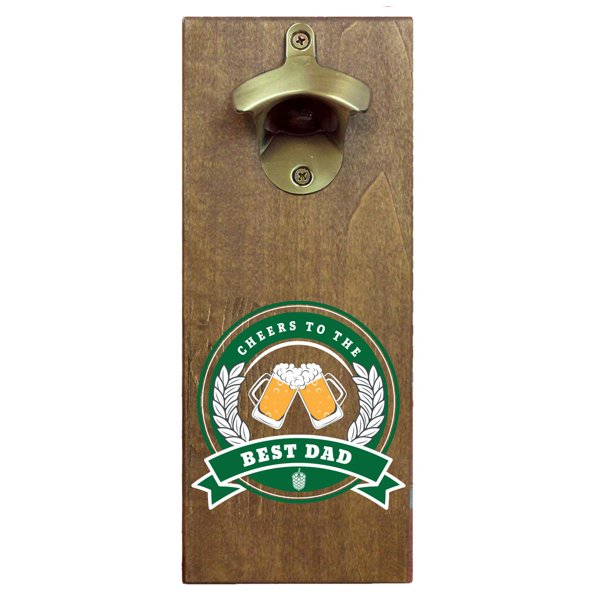Father's Day Theme Wall Mounted Bottle Openers - Multiple Designs