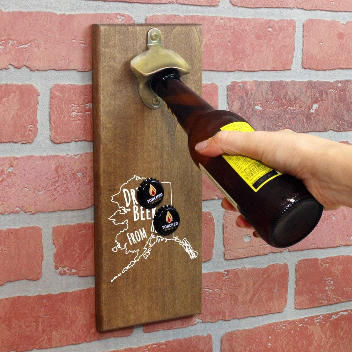 Torched Products Bottle Opener Default Title Alaska Drink Beer From Here Cap Catching Magnetic Bottle Openers (781476593781)