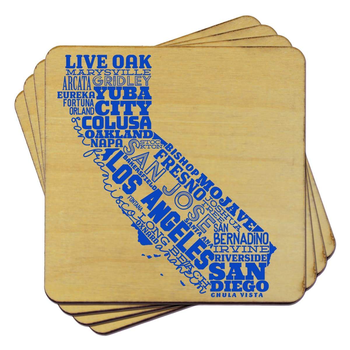 UV COASTERS - STATE TYPOGRAPHY