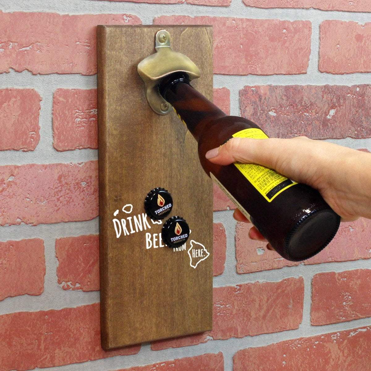 Torched Products Bottle Opener Default Title Hawaii Drink Beer From Here Cap Catching Magnetic Bottle Openers (781486948469)
