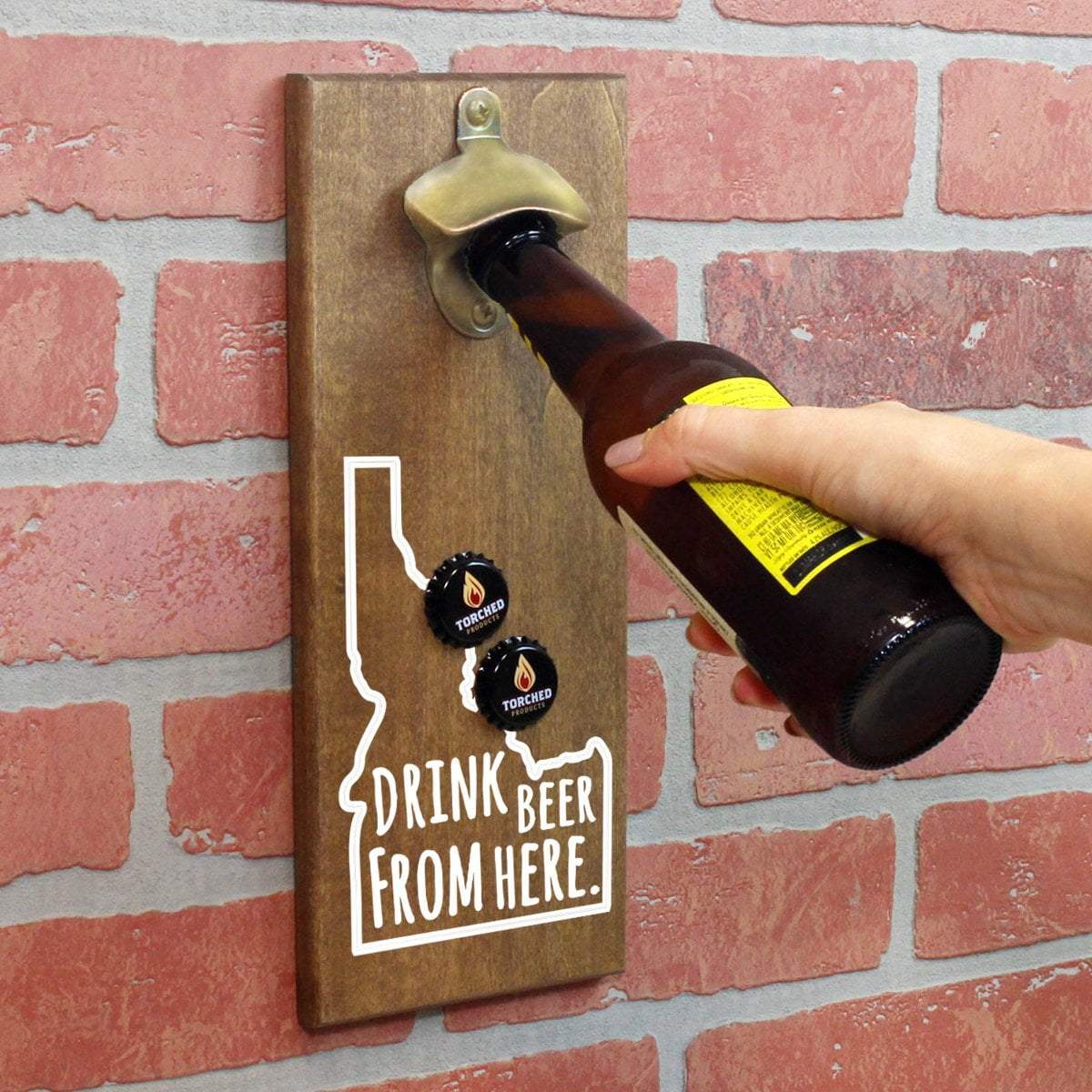 Torched Products Bottle Opener Default Title Idaho Drink Beer From Here Cap Catching Magnetic Bottle Openers (781487505525)