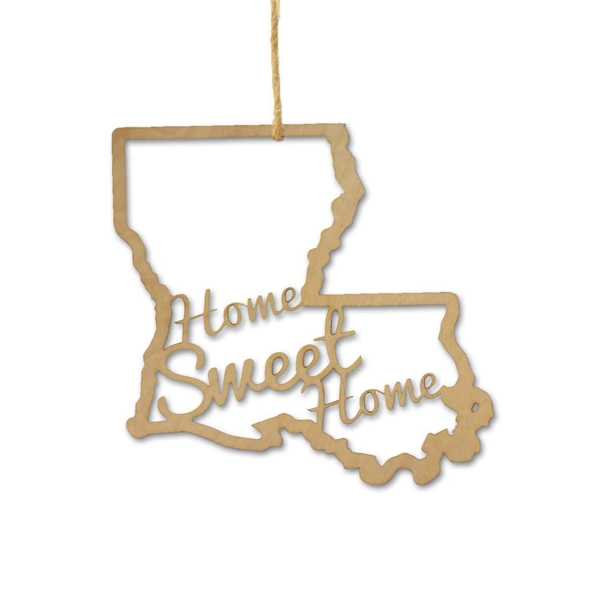 Torched Products Ornaments Louisiana Home Sweet Home Ornaments (781215989877)