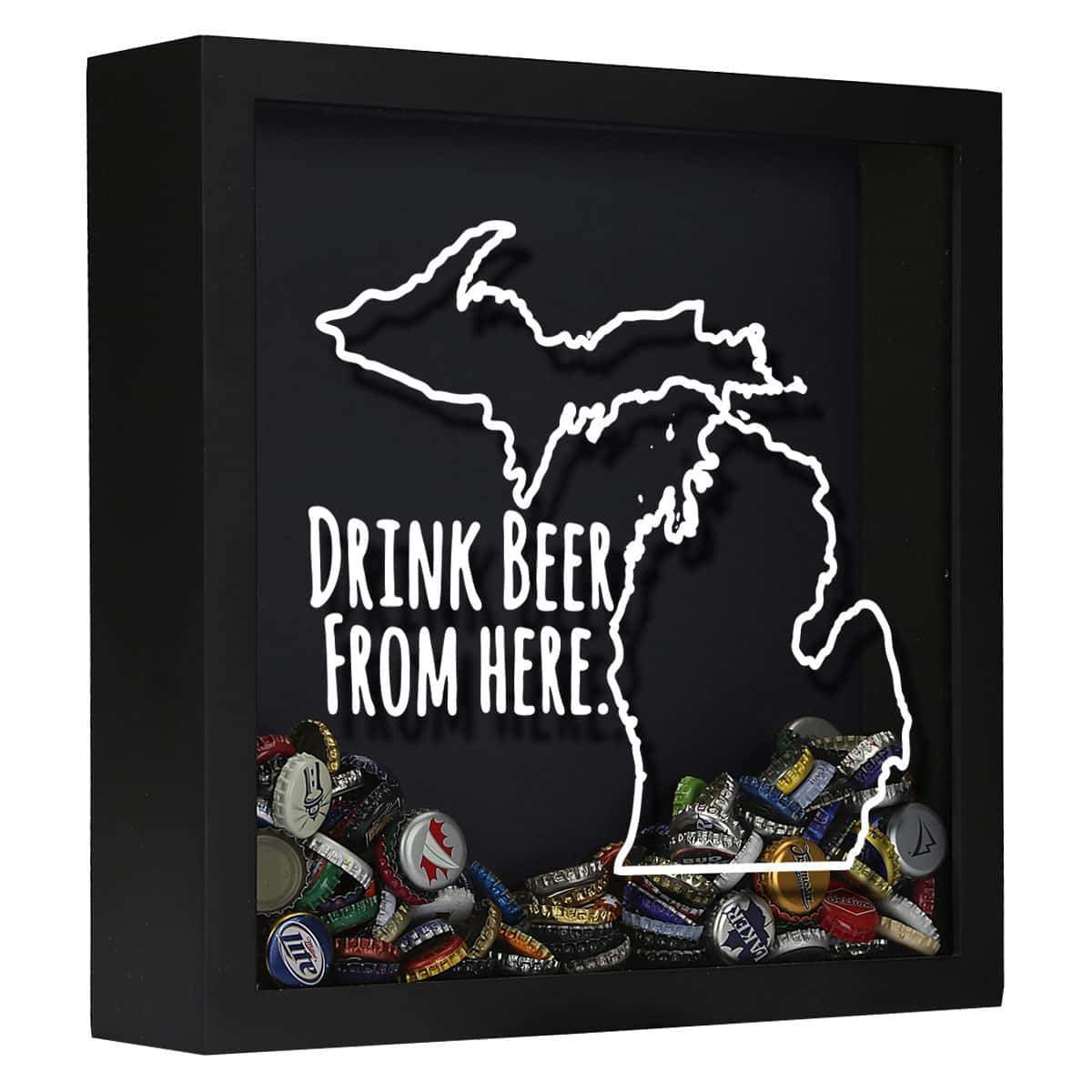 SHADOW BOXES - DRINK BEER FROM HERE