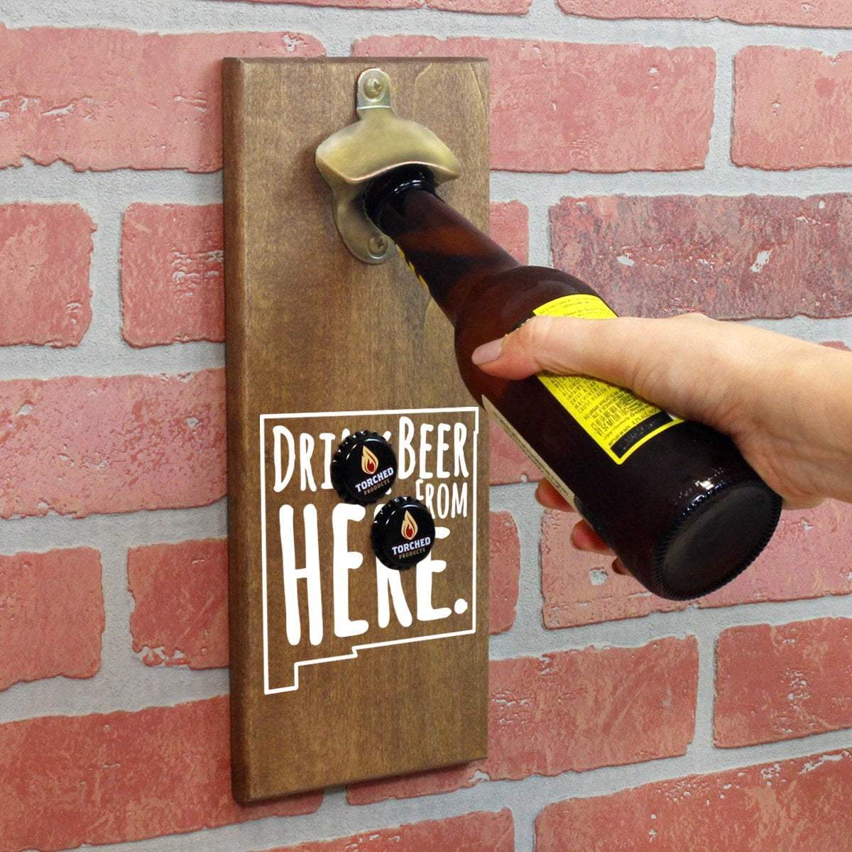 Torched Products Bottle Opener Default Title New Mexico Drink Beer From Here Cap Catching Magnetic Bottle Opener (781498253429)