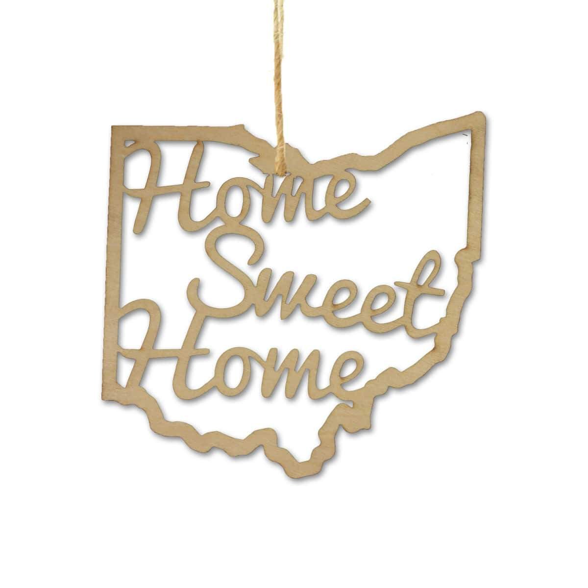 Torched Products Ornaments Ohio Home Sweet Home Ornaments (781220610165)