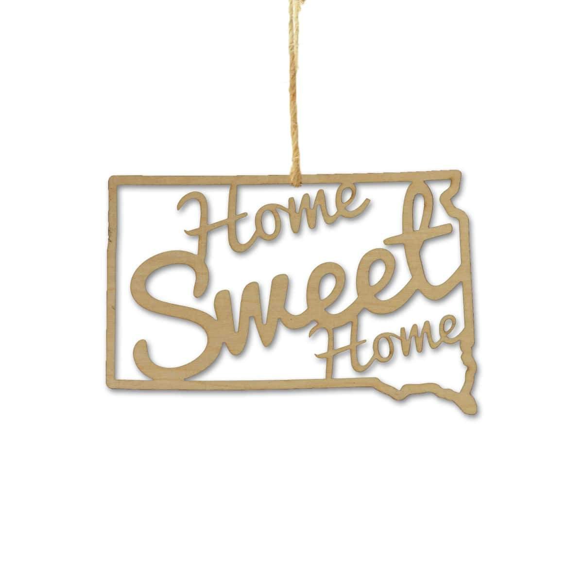 Torched Products Ornaments South Dakota Home Sweet Home Ornaments (781222609013)
