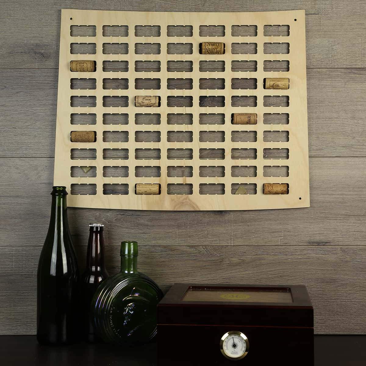 Torched Products Wine Cork Map Wyoming Wine Cork Map (778994942069)