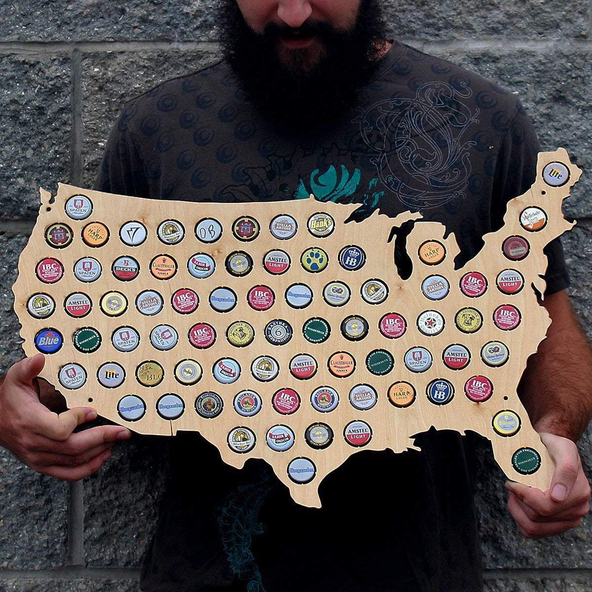 Beer Cap Maps