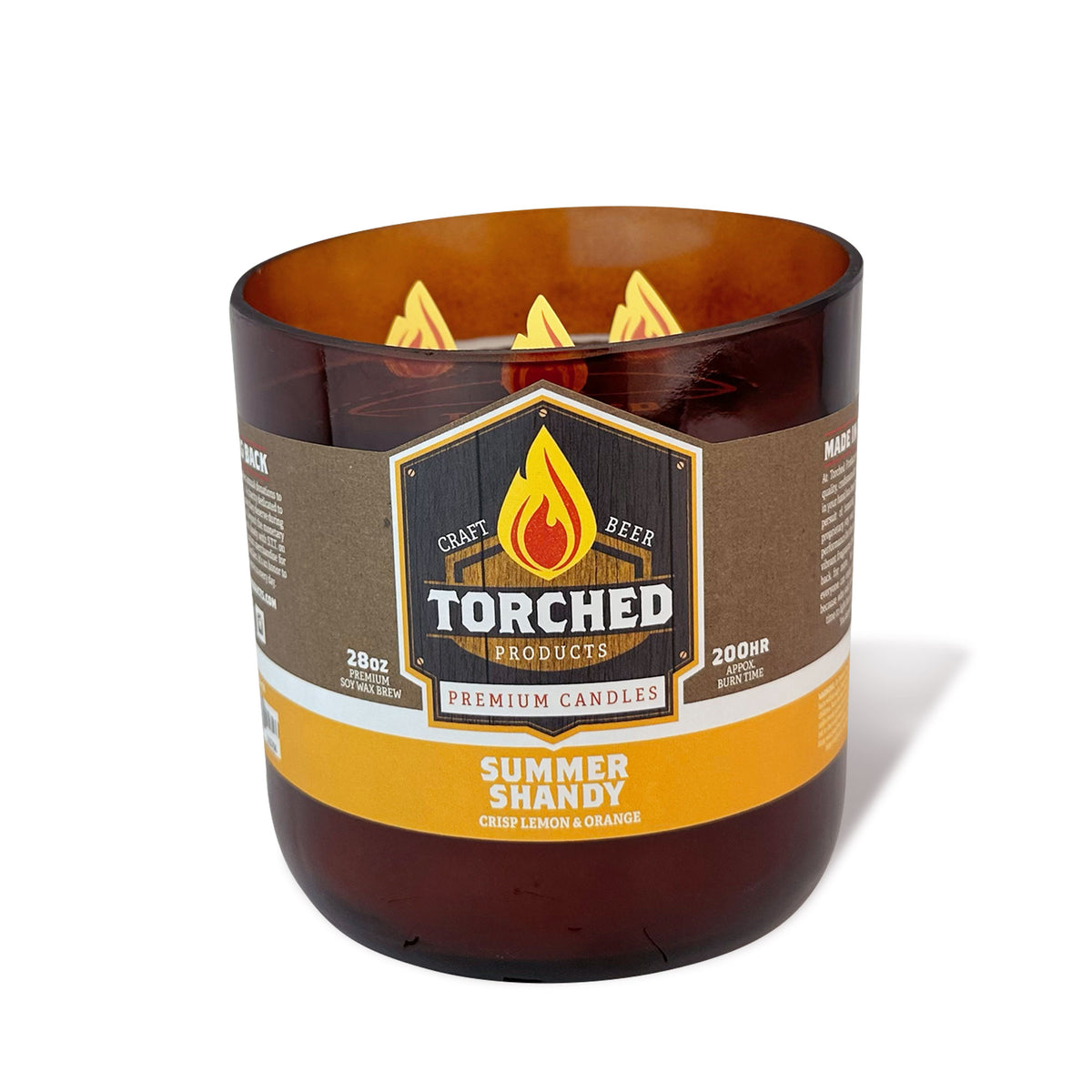 Summer Shandy Beer Candle