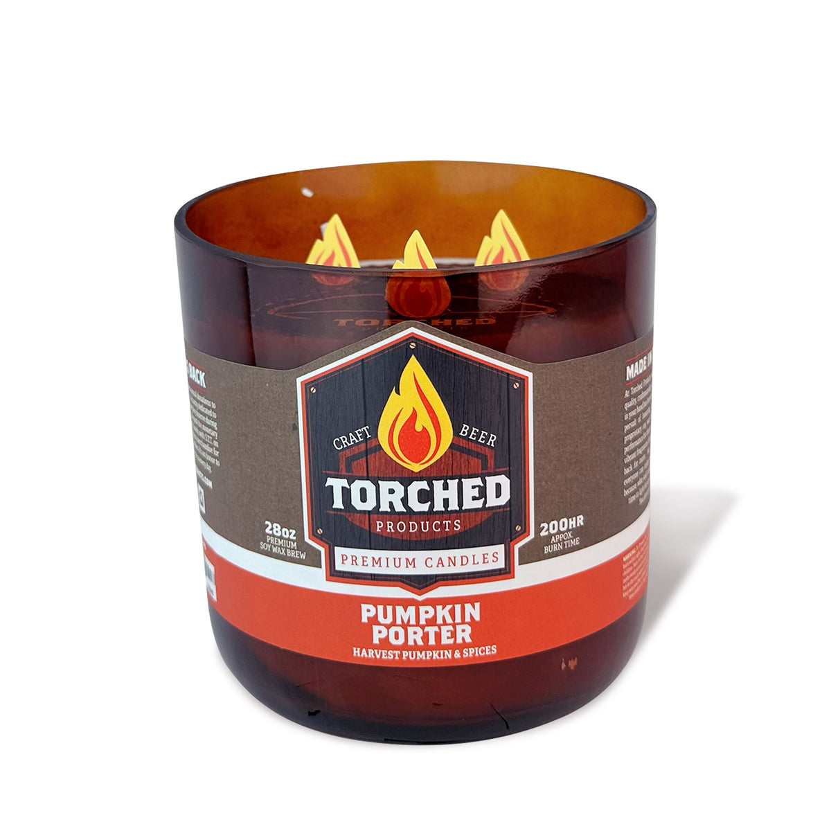 Pumpkin Porter Beer Candle