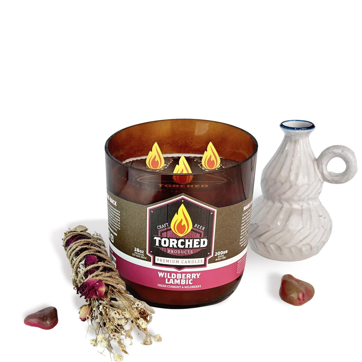 Wildberry Lambic Beer Candle