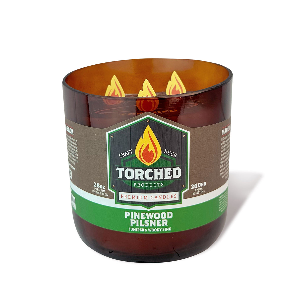 Pinewood Pilsner Beer Candle