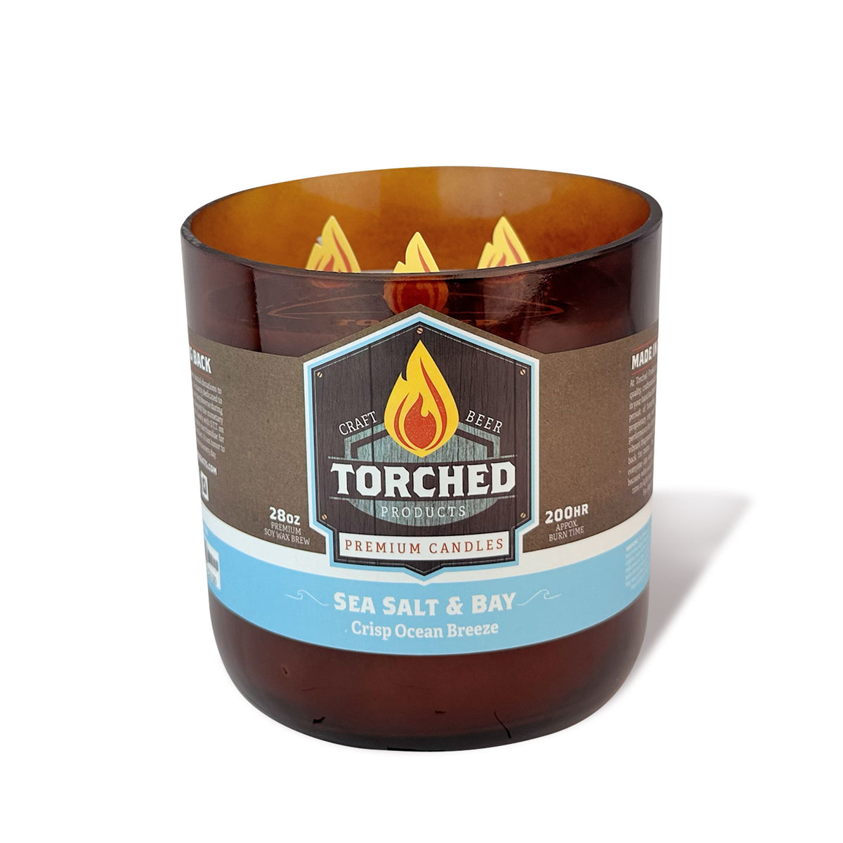 Sea Salt &amp; Bay Beer Candle