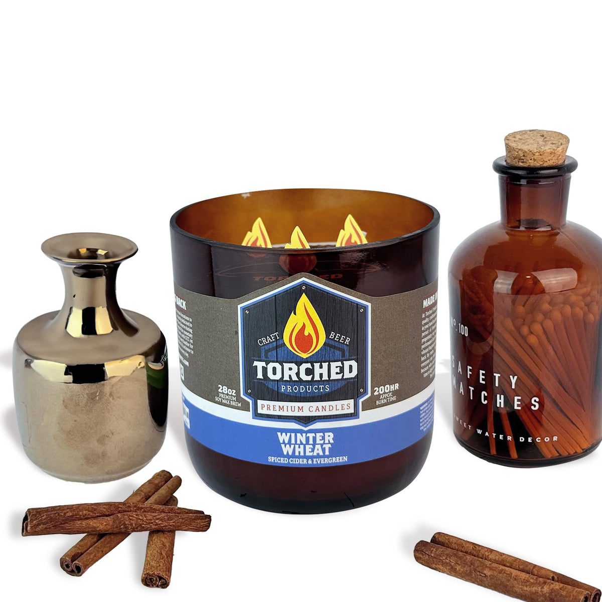 Winter Wheat Beer Candle