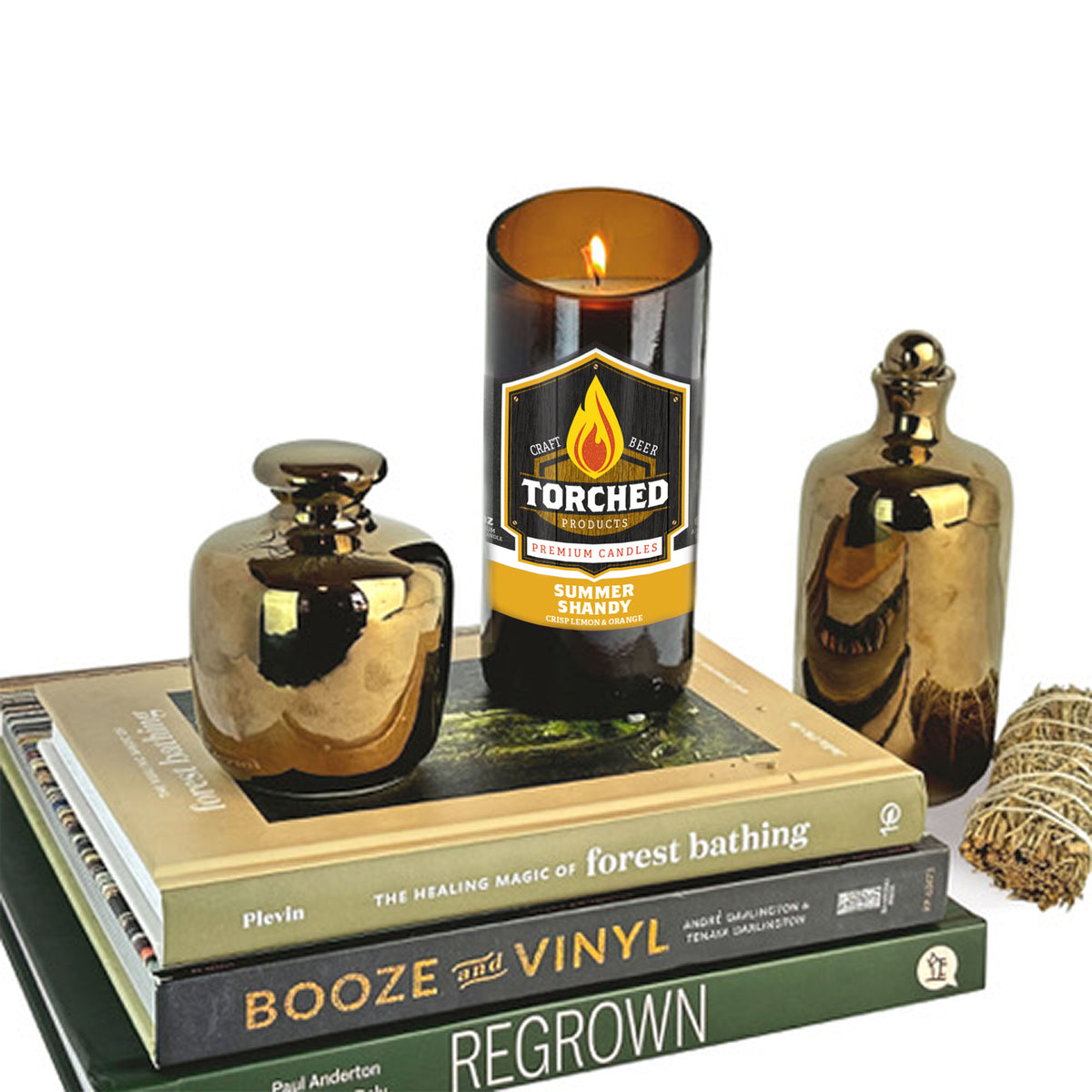 Summer Shandy Beer Candle