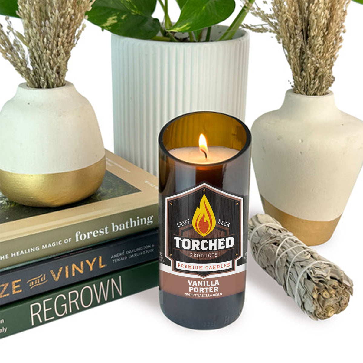 Vanilla Porter Beer Candle