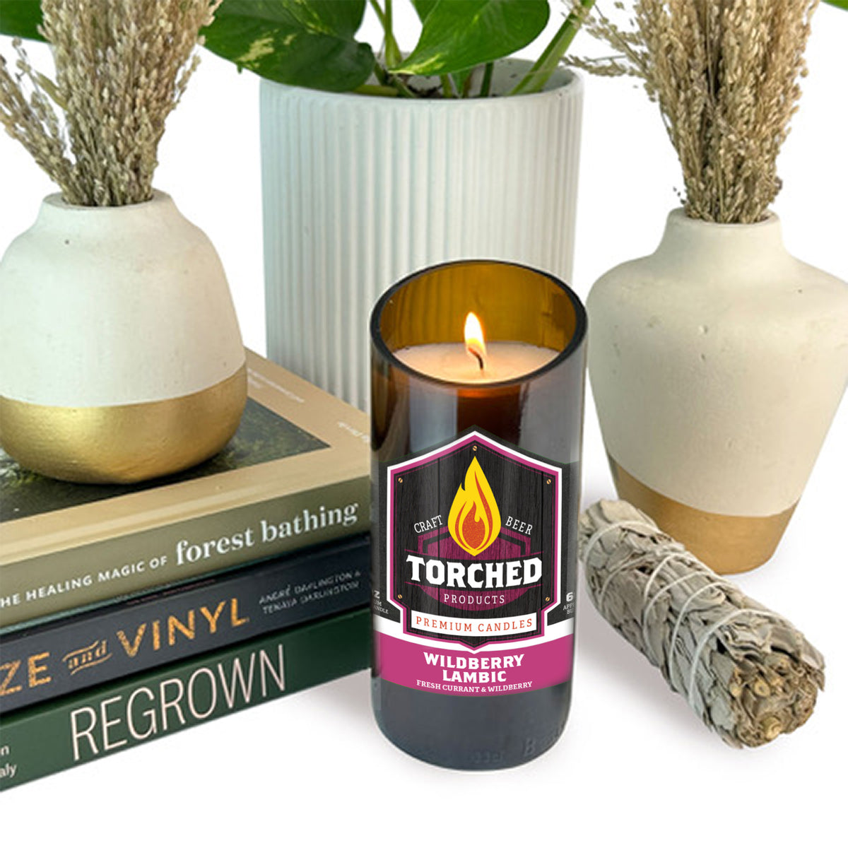 Wildberry Lambic Beer Candle