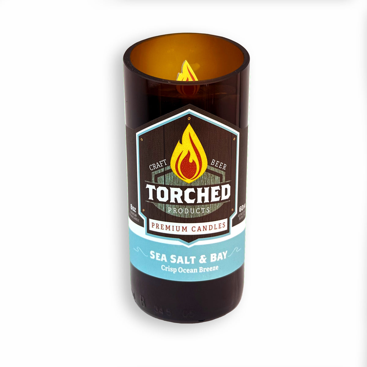 Sea Salt &amp; Bay Beer Candle