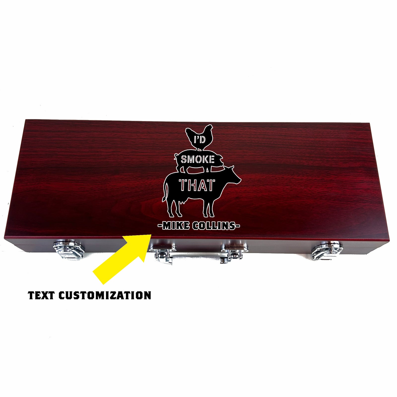 Customizable 3 Piece BBQ Tool Set - Great Father's Day Gift!