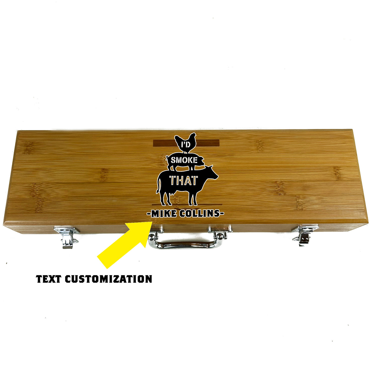 Customizable 3 Piece BBQ Tool Set - Great Father&#39;s Day Gift!