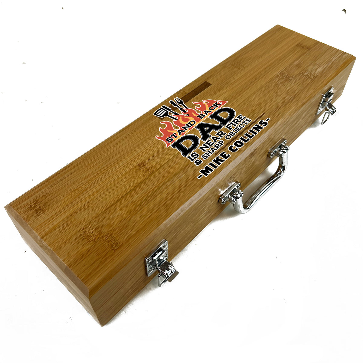 Customizable 3 Piece BBQ Tool Set - Great Father&#39;s Day Gift!