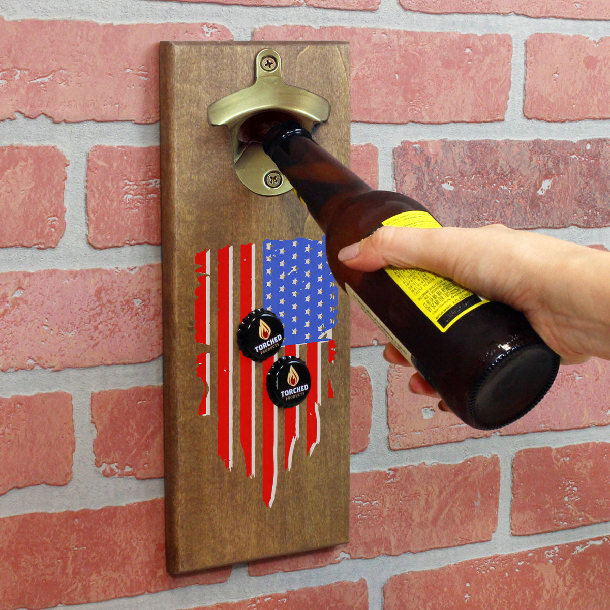 American Flag Bottle Opener