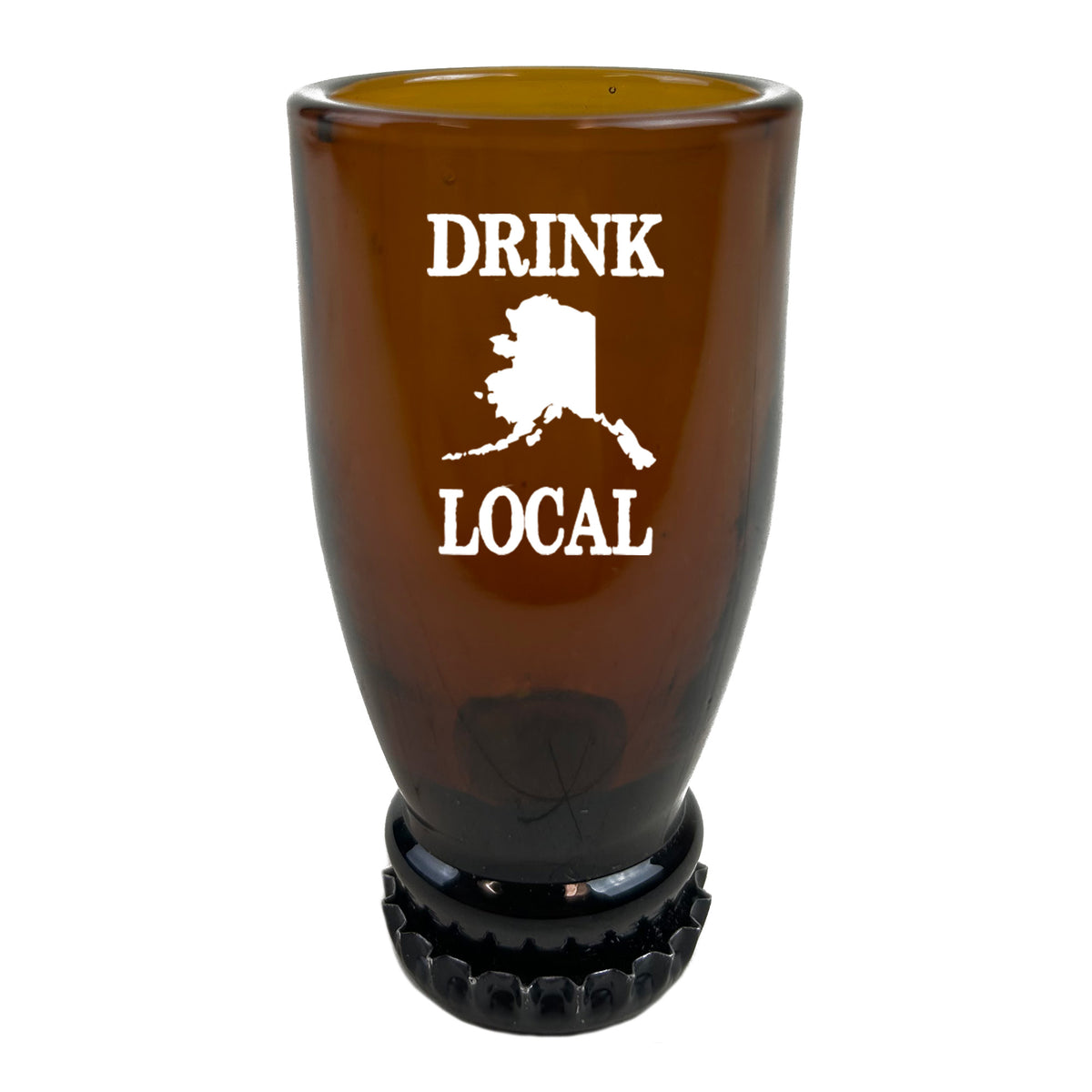 Alaska Drink Local Beer Bottle Shot Glass