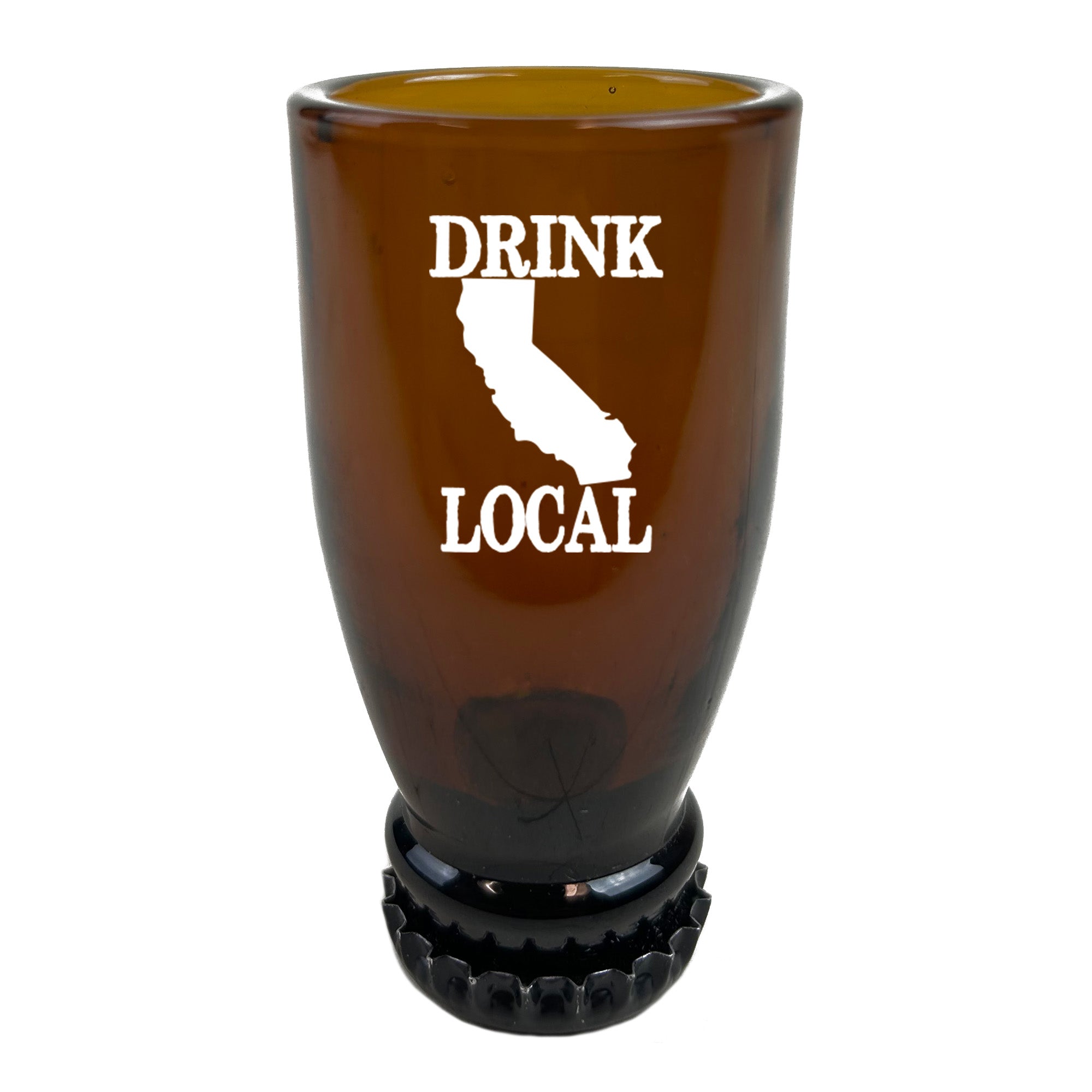 California Drink Local Beer Bottle Shot Glass