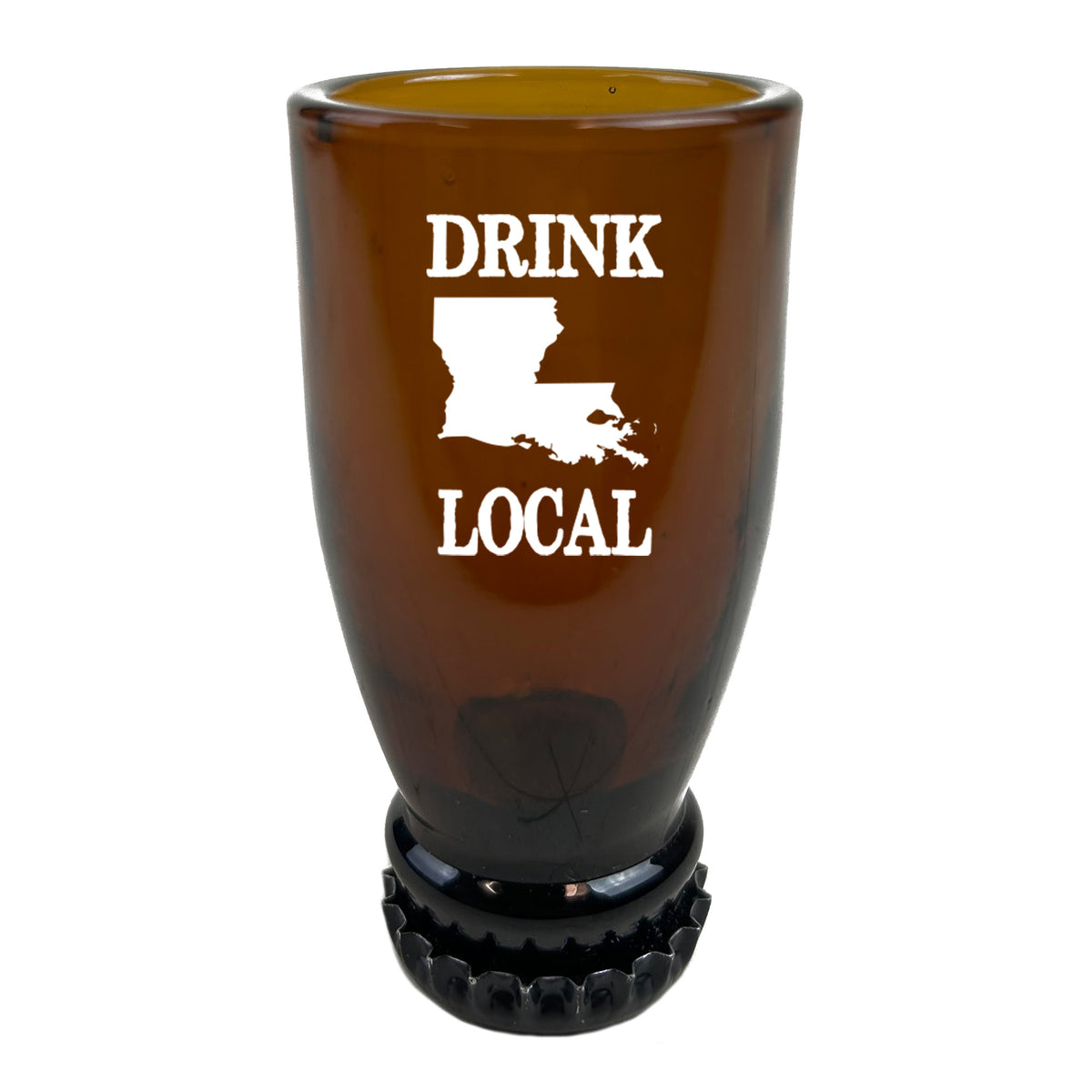 Louisiana Drink Local Beer Bottle Shot Glass