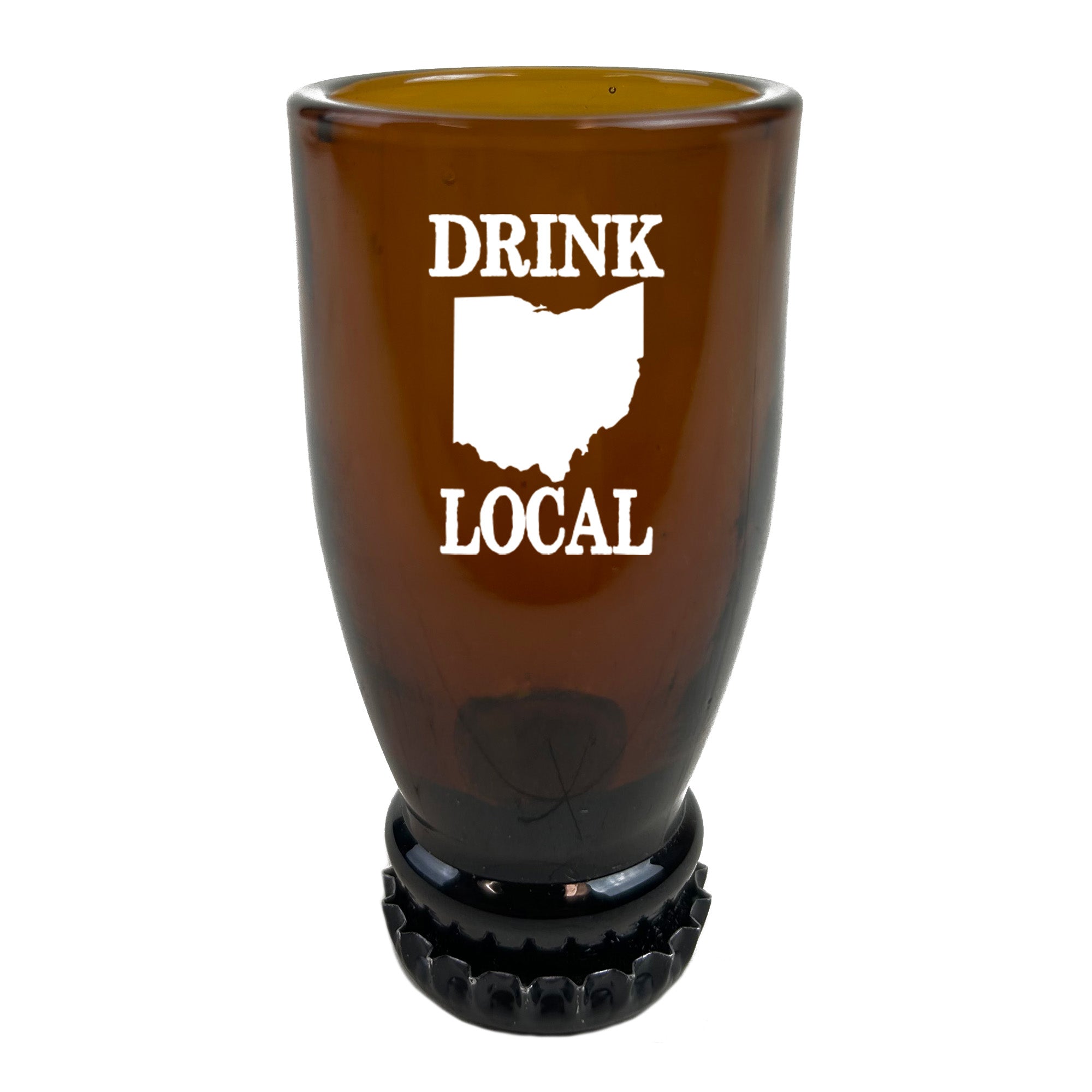 Ohio Drink Local Beer Bottle Shot Glass