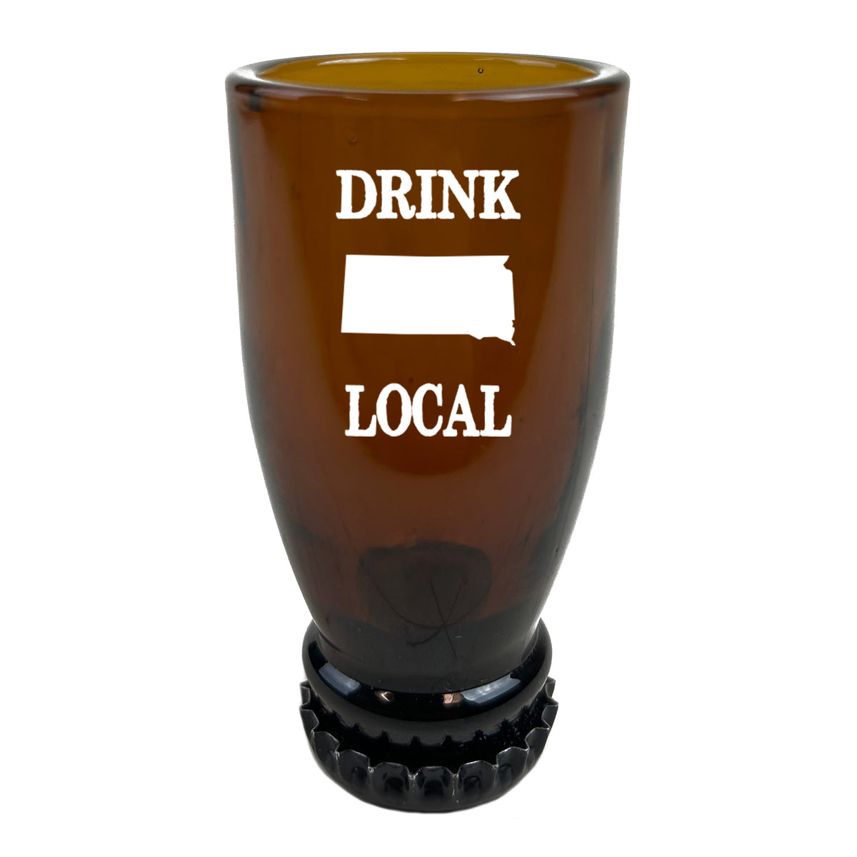 South Dakota Drink Local Beer Bottle Shot Glass