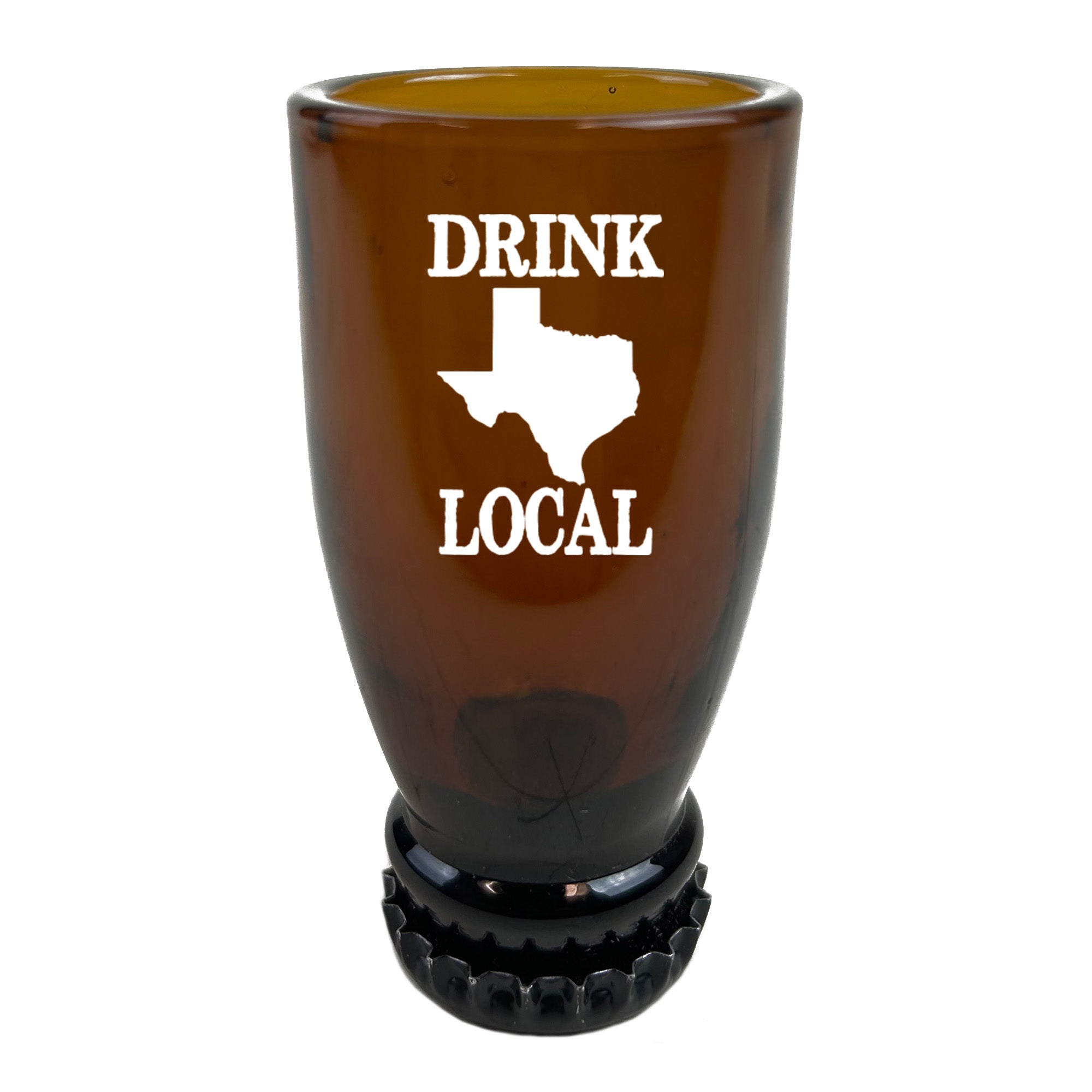 Texas Drink Local Beer Bottle Shot Glass