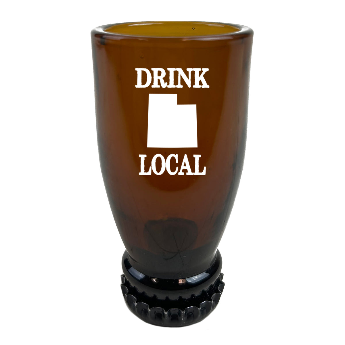 Utah Drink Local Beer Bottle Shot Glass