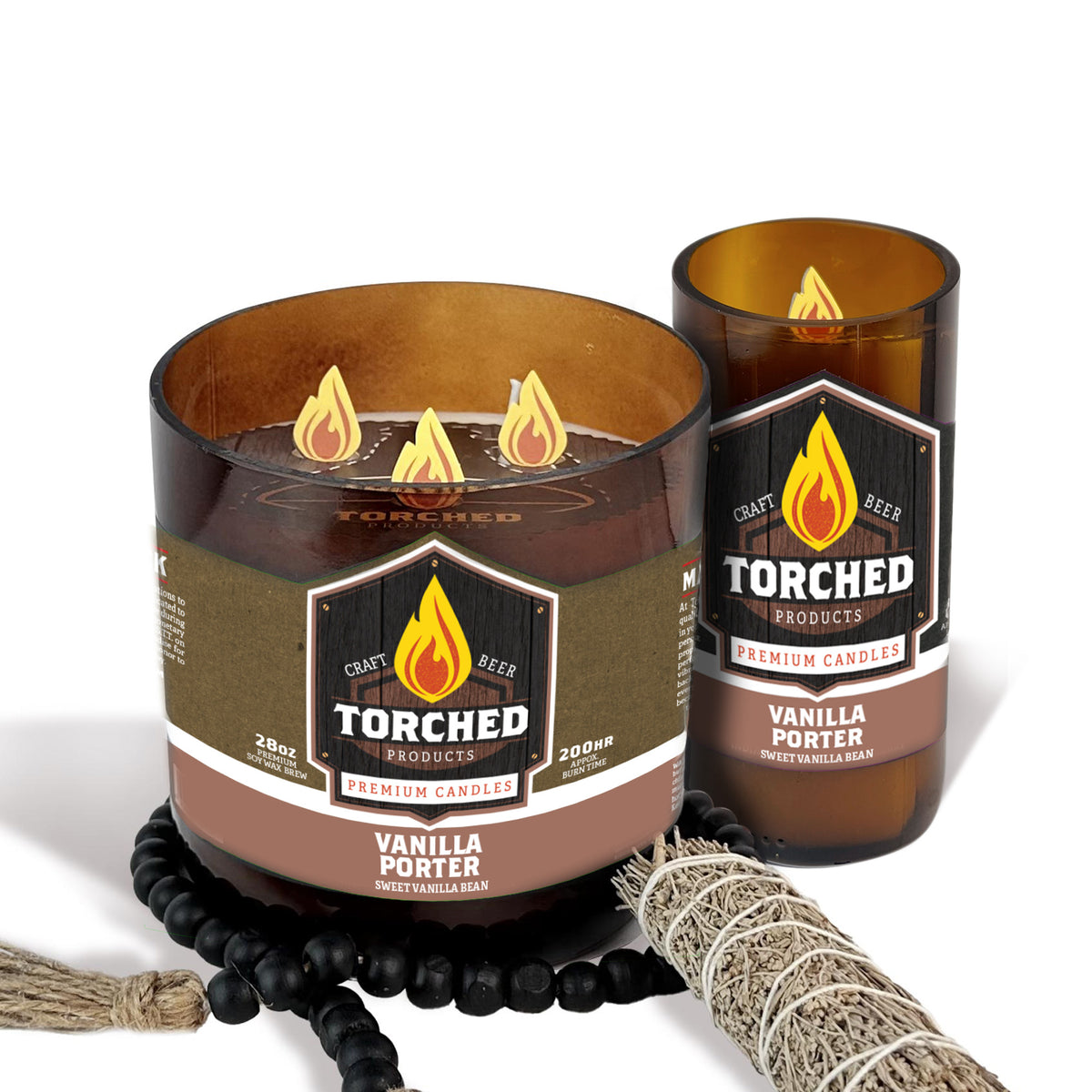 Vanilla Porter Beer Candle