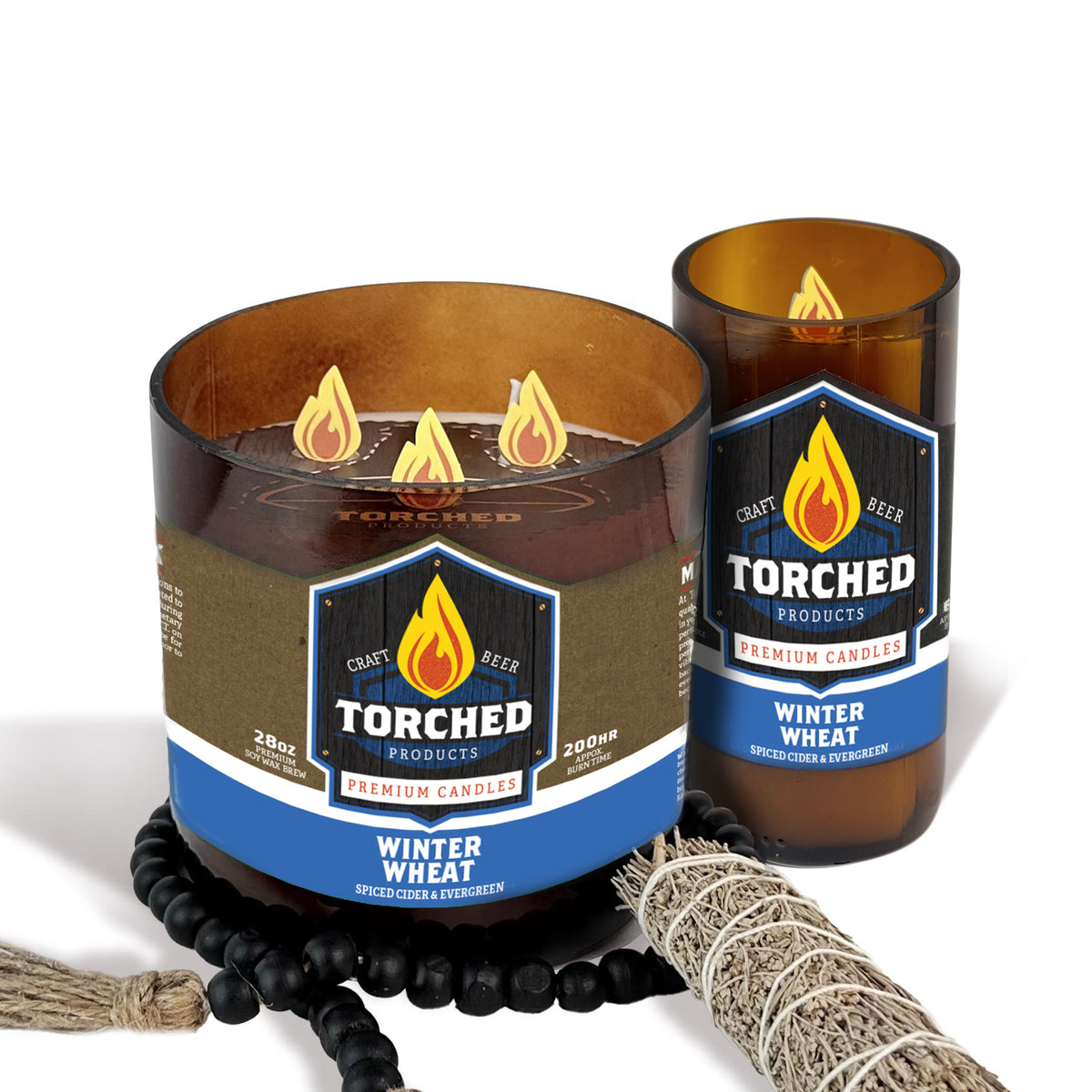 Winter Wheat Beer Candle