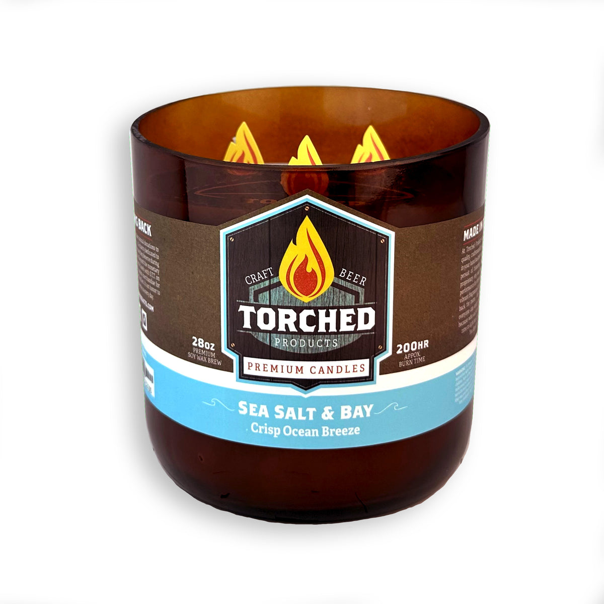 Sea Salt &amp; Bay Beer Candle