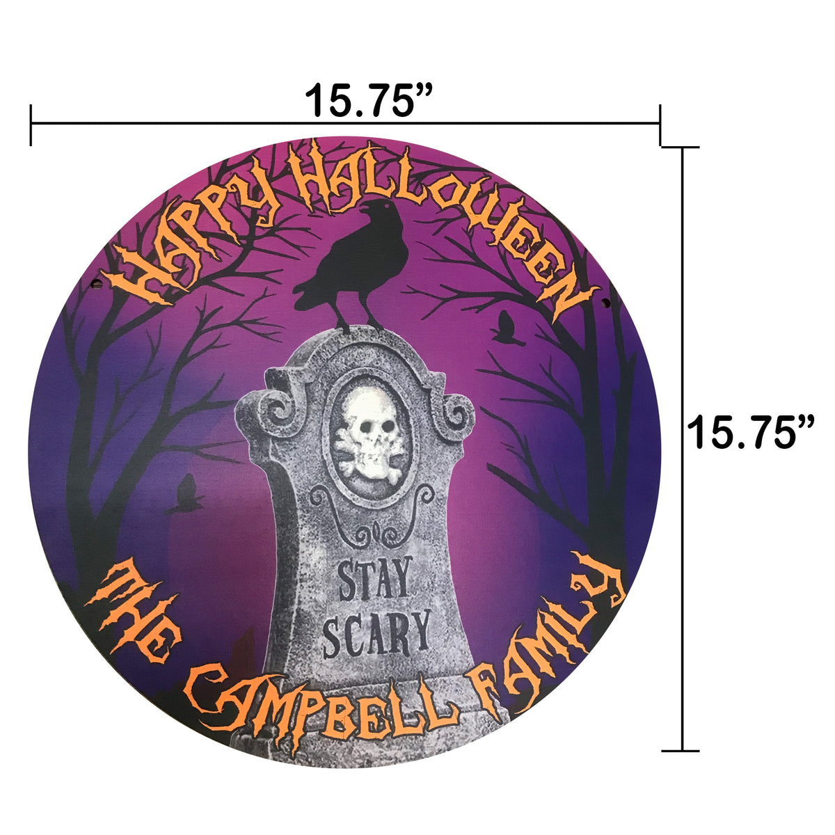 Personalized Halloween Door Hanger- 3 Designs Available