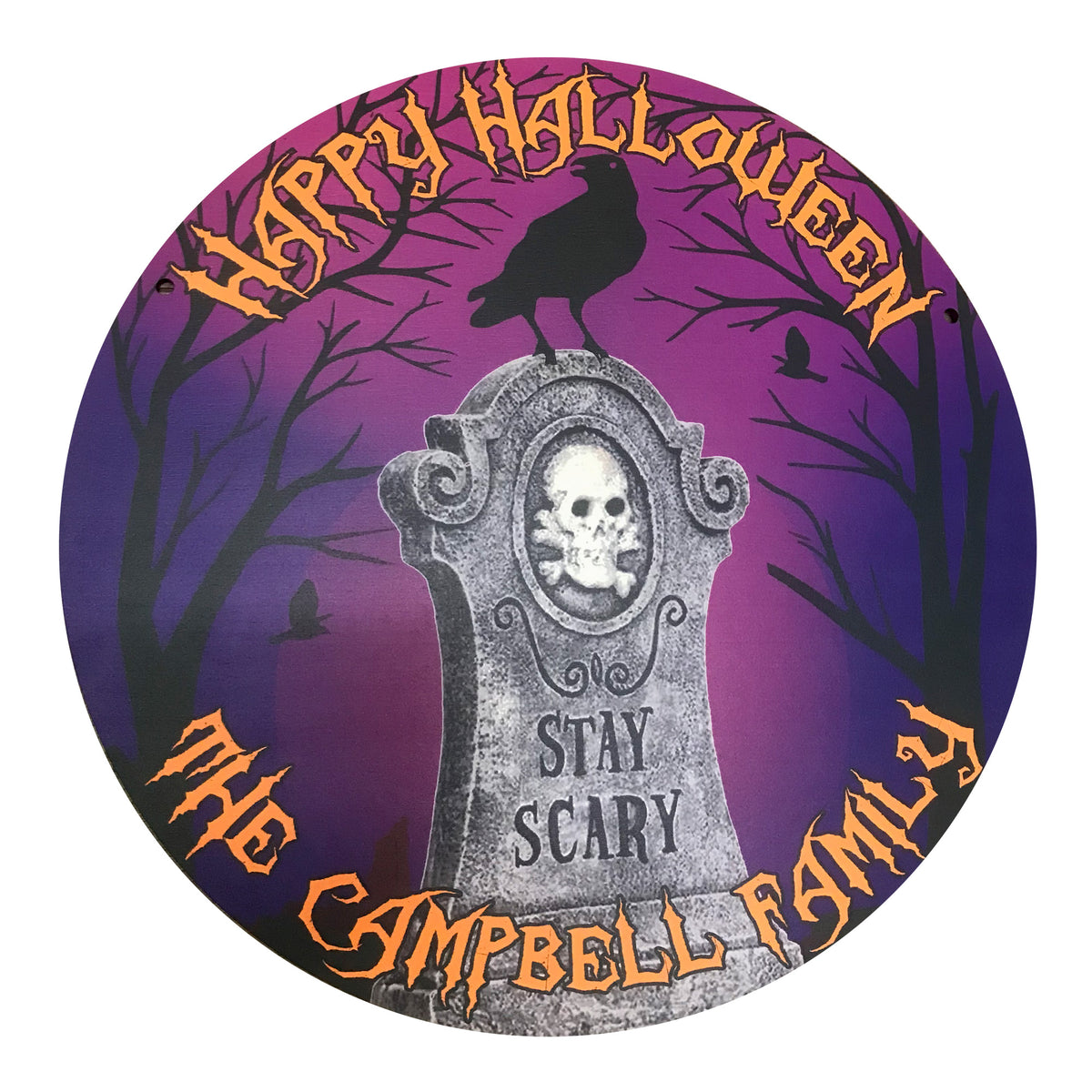 Personalized Halloween Door Hanger- 3 Designs Available