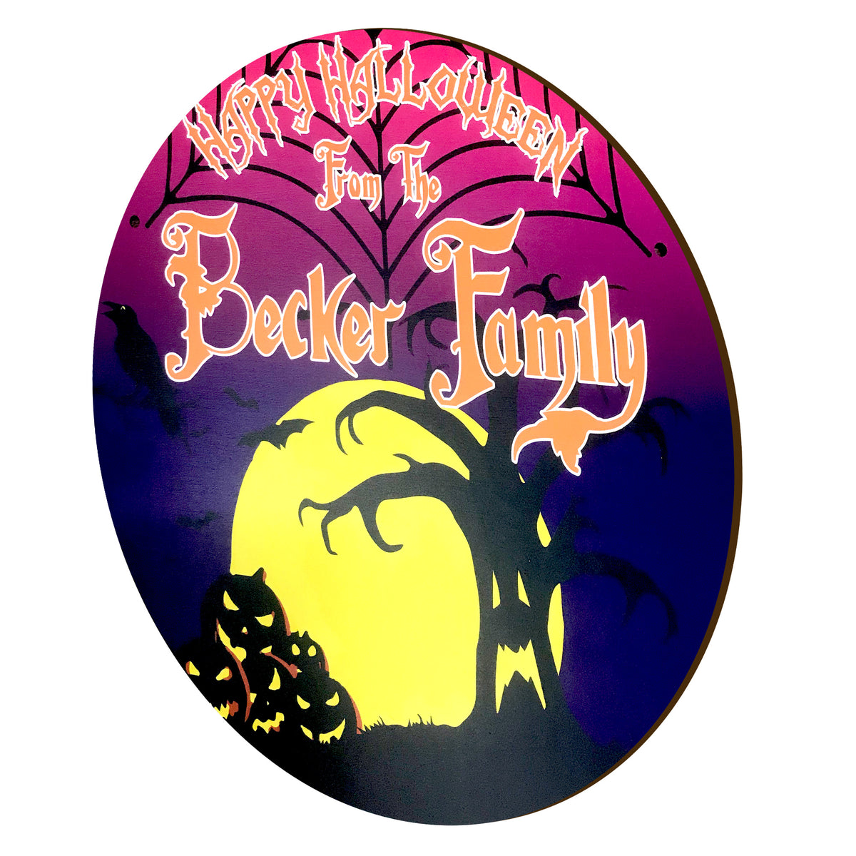 Personalized Halloween Door Hanger- 3 Designs Available