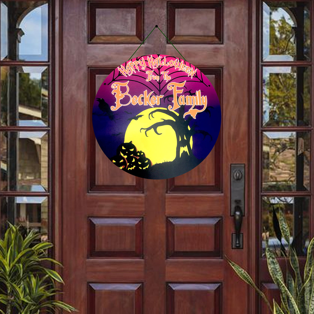 Personalized Halloween Door Hanger- 3 Designs Available