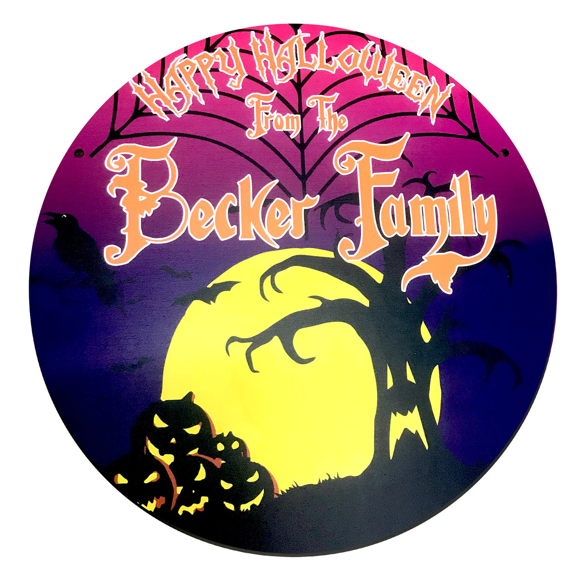 Personalized Halloween Door Hanger- 3 Designs Available