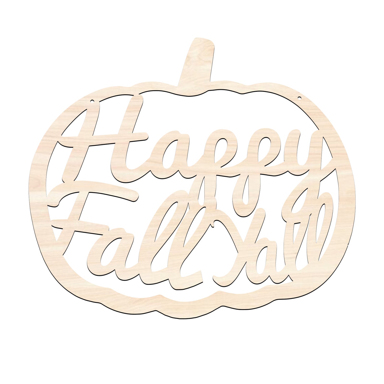 Happy Fall Y'all Wooden Door Hanger