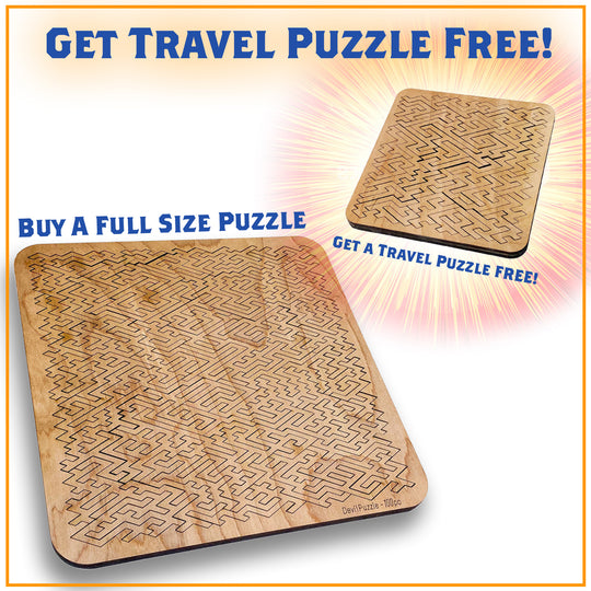 Mind Bending Diamond Fractal Puzzle Sale - Buy Any Full Sized Puzzle, Get a Travel Puzzle Free!