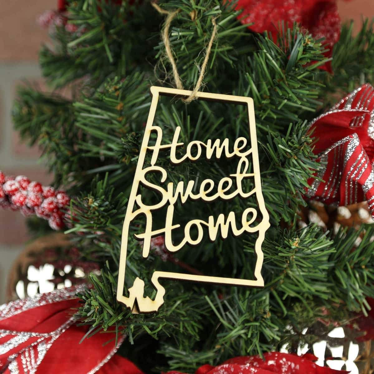 Torched Products Ornaments Alabama Home Sweet Home Ornaments (781210550389)