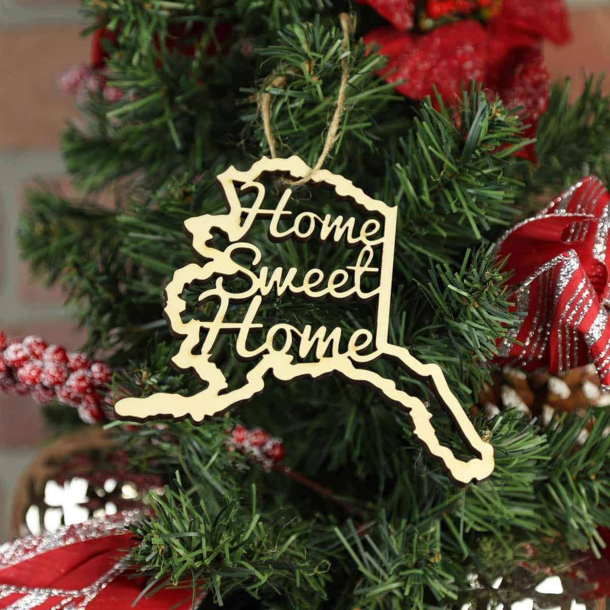Torched Products Ornaments Alaska Home Sweet Home Ornaments (781210484853)