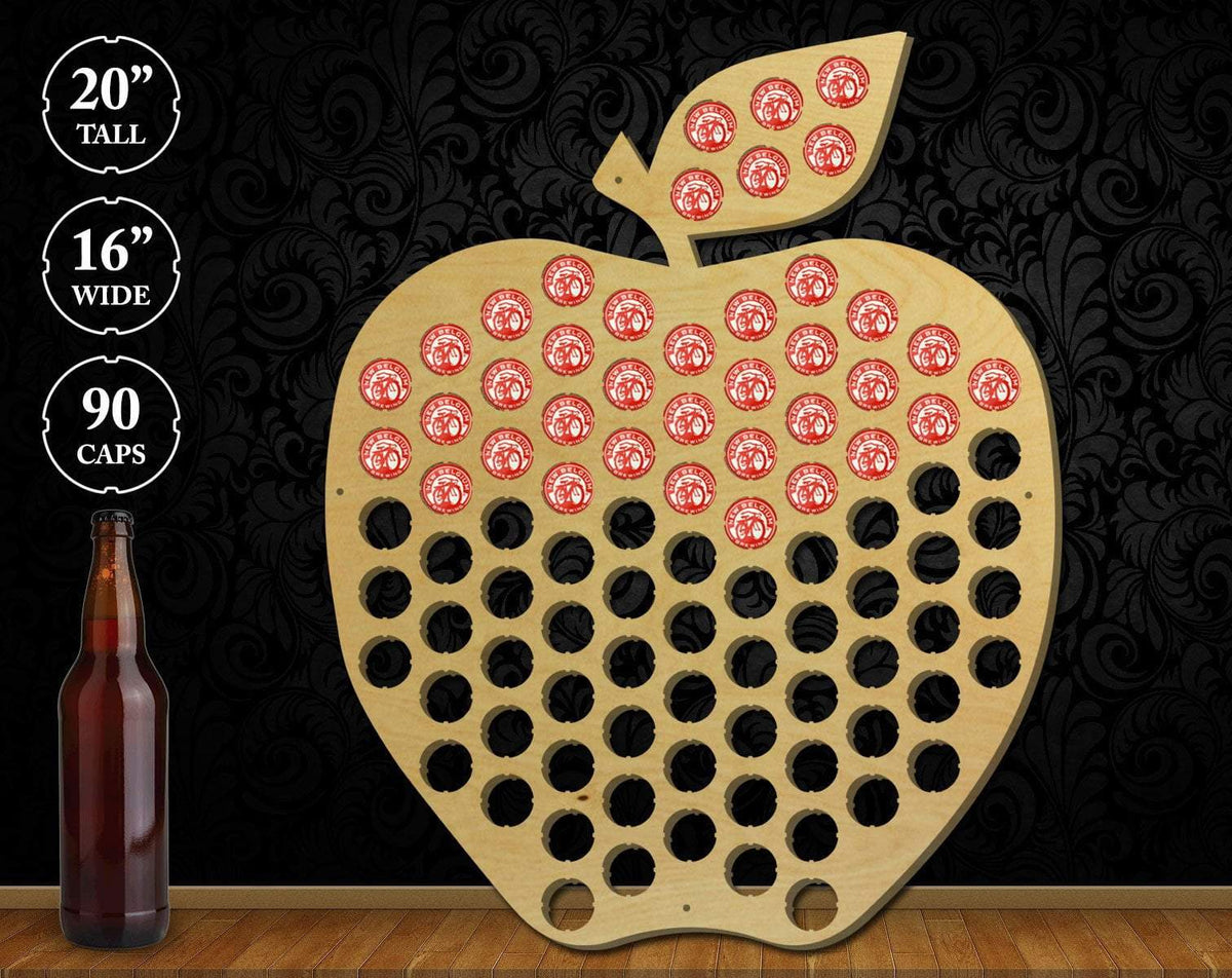 Torched Products Beer Bottle Cap Holder Apple Beer Cap Holder (791005397109)