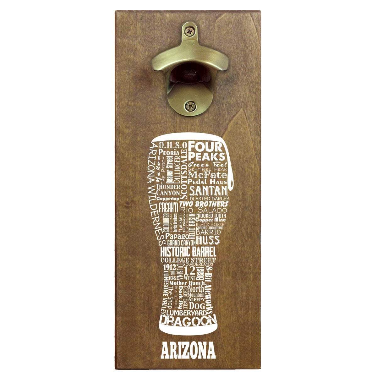 Torched Products Bottle Opener Default Title Arizona Craft Beer Typography Cap Catching Magnetic Bottle Opener (789156888693)