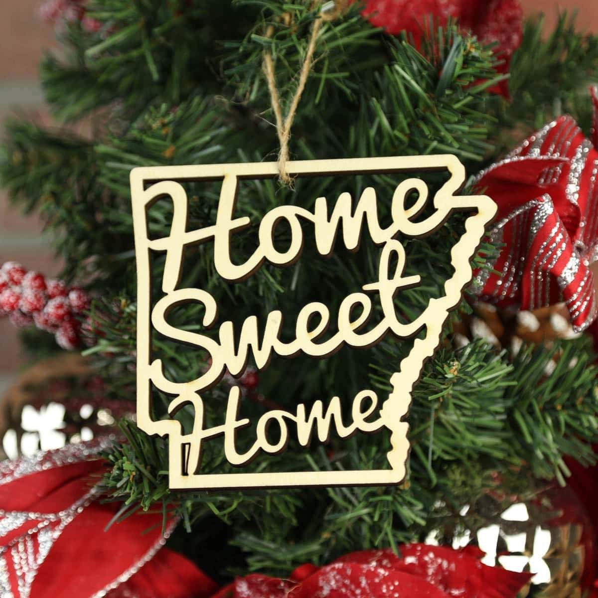 Torched Products Ornaments Arkansas Home Sweet Home Ornaments (781210976373)