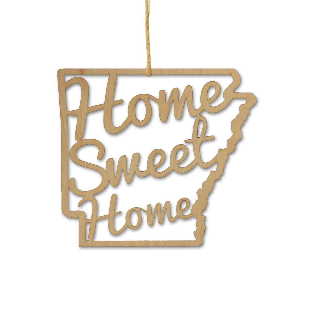 Torched Products Ornaments Arkansas Home Sweet Home Ornaments (781210976373)