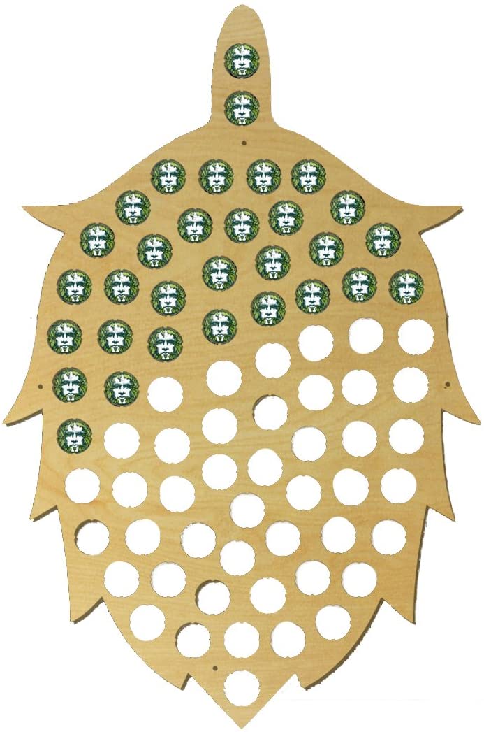 Torched Products Beer Cap Map Barley Hops Beer Cap Trap